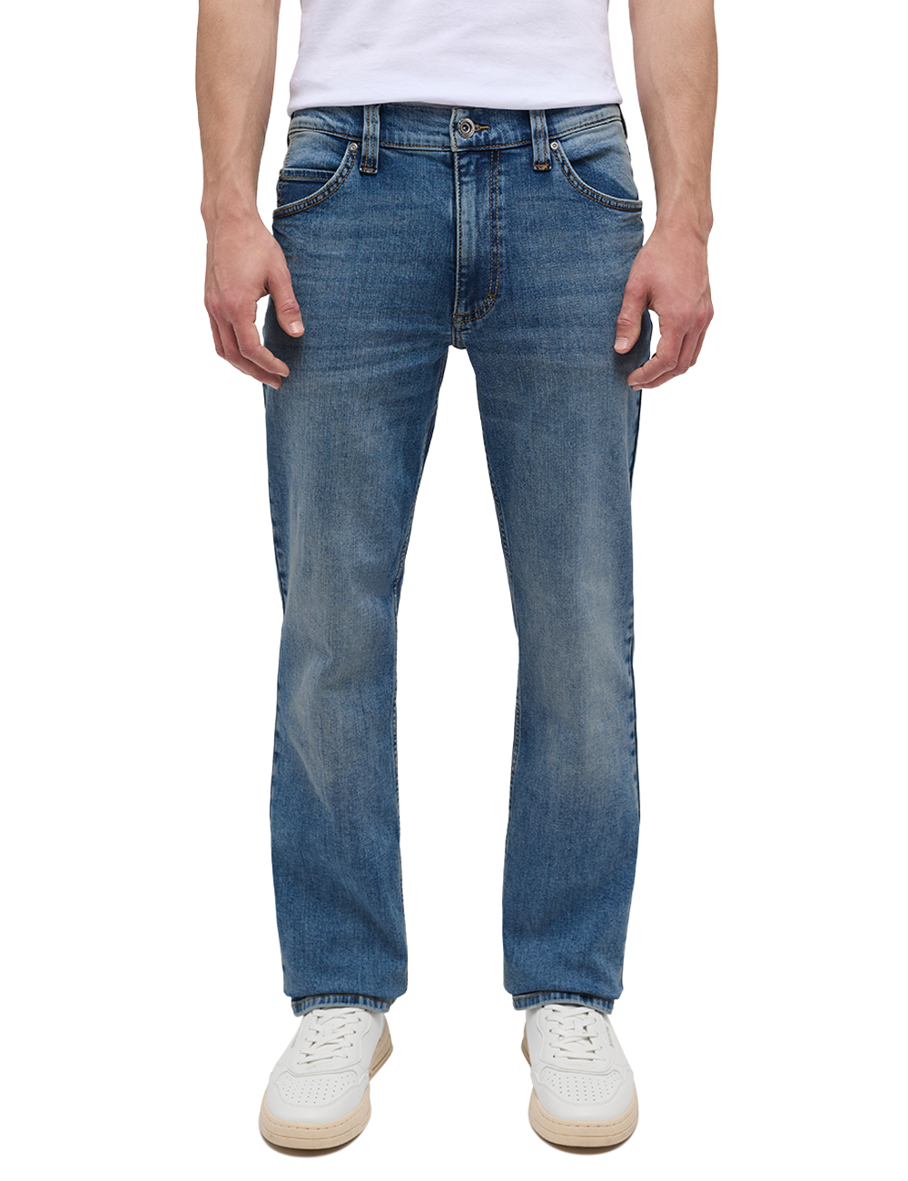 Mustang Herren Jeans TRAMPER STRAIGHT Straight Fit - Mid Waist Blau günstig online kaufen