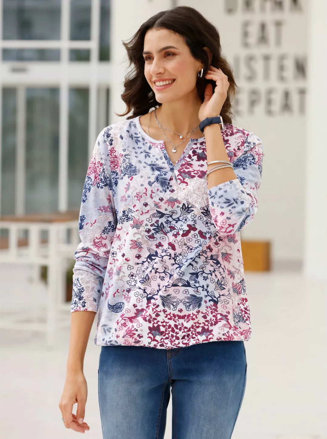 Inspirationen Langarmshirt "Shirt", (1 tlg.) günstig online kaufen