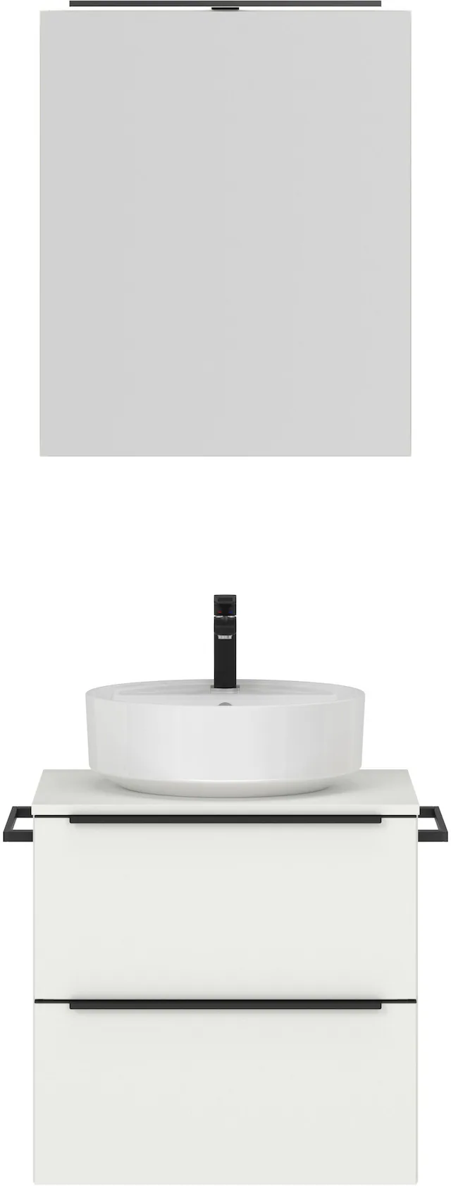 nobilia® Badmöbel-Set »Alvene«, (2 St., vormontiert, mit Soft-Close), inkl. günstig online kaufen