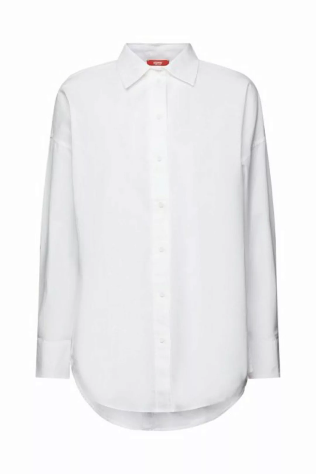 Esprit Blusenshirt compact cotton, WHITE günstig online kaufen