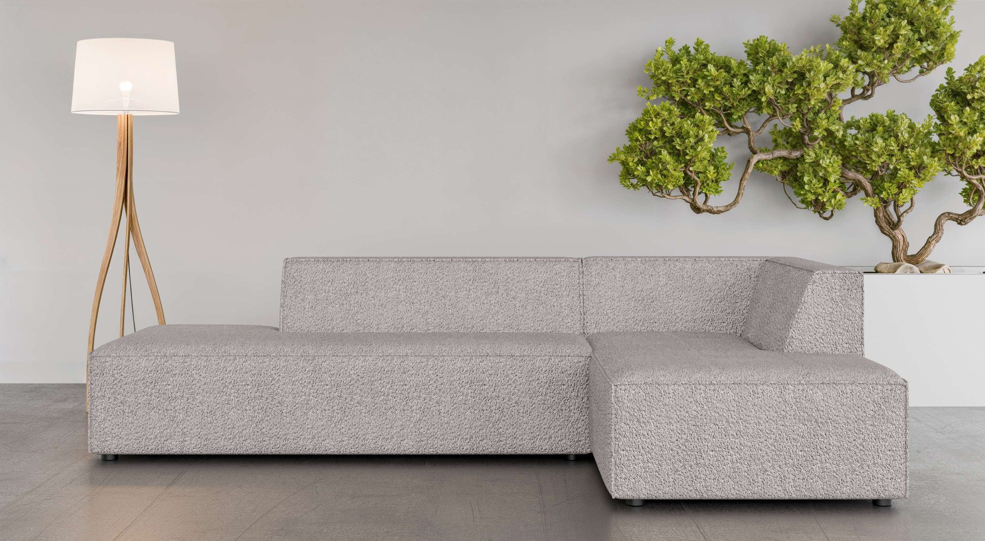 INOSIGN Ecksofa "Ecksofa Cavan mit Ottomane links oder rechts bestellbar", günstig online kaufen