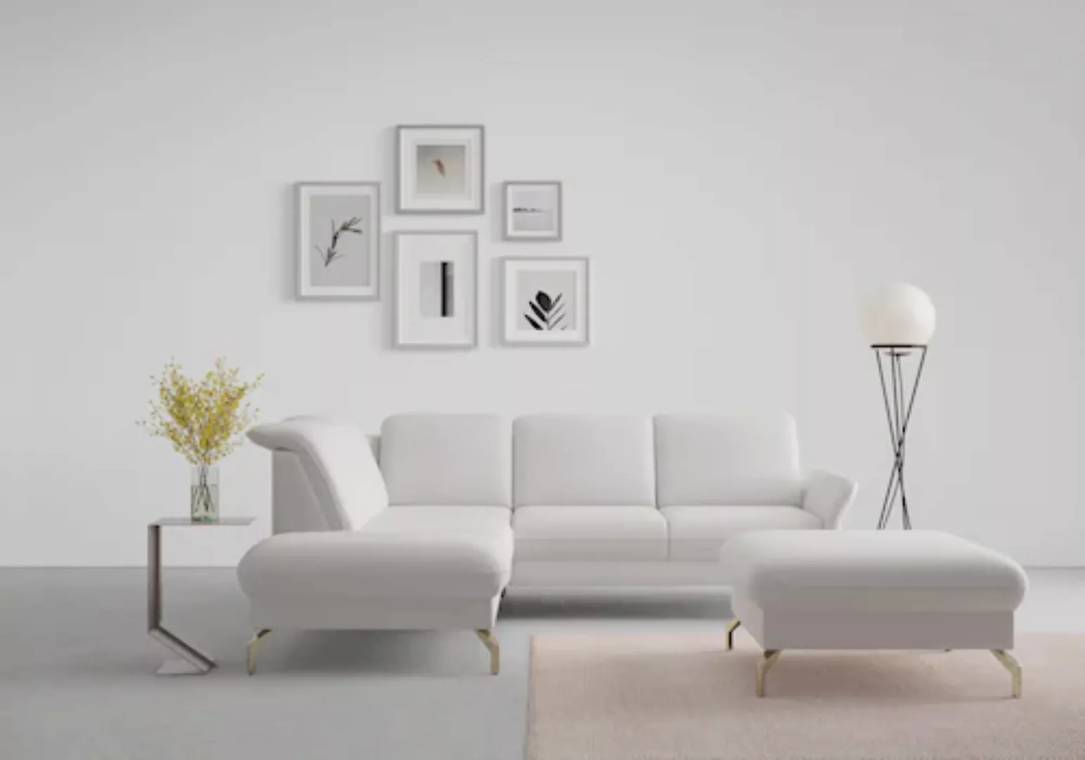 sit&more Ecksofa »Fashion L-Form«, wahlweise mit Kopfteilverstellung, Vorzi günstig online kaufen
