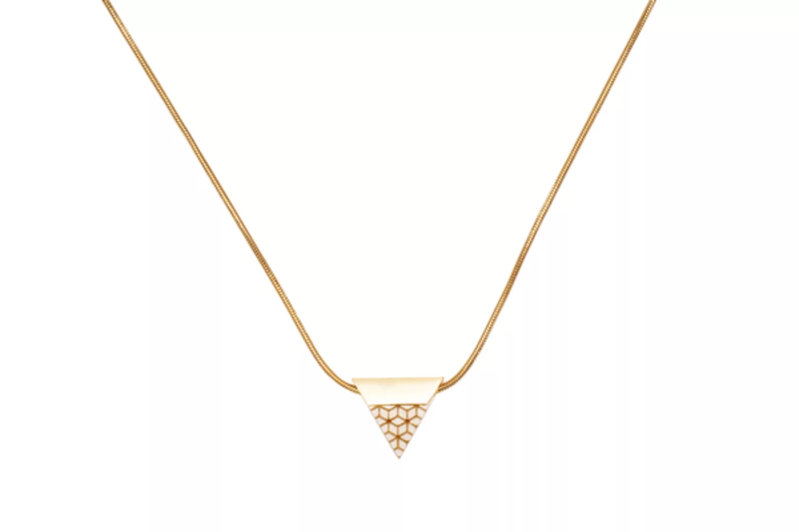 Kette Mit Dreieckigem Anhänger - Virie Necklace Triangle günstig online kaufen