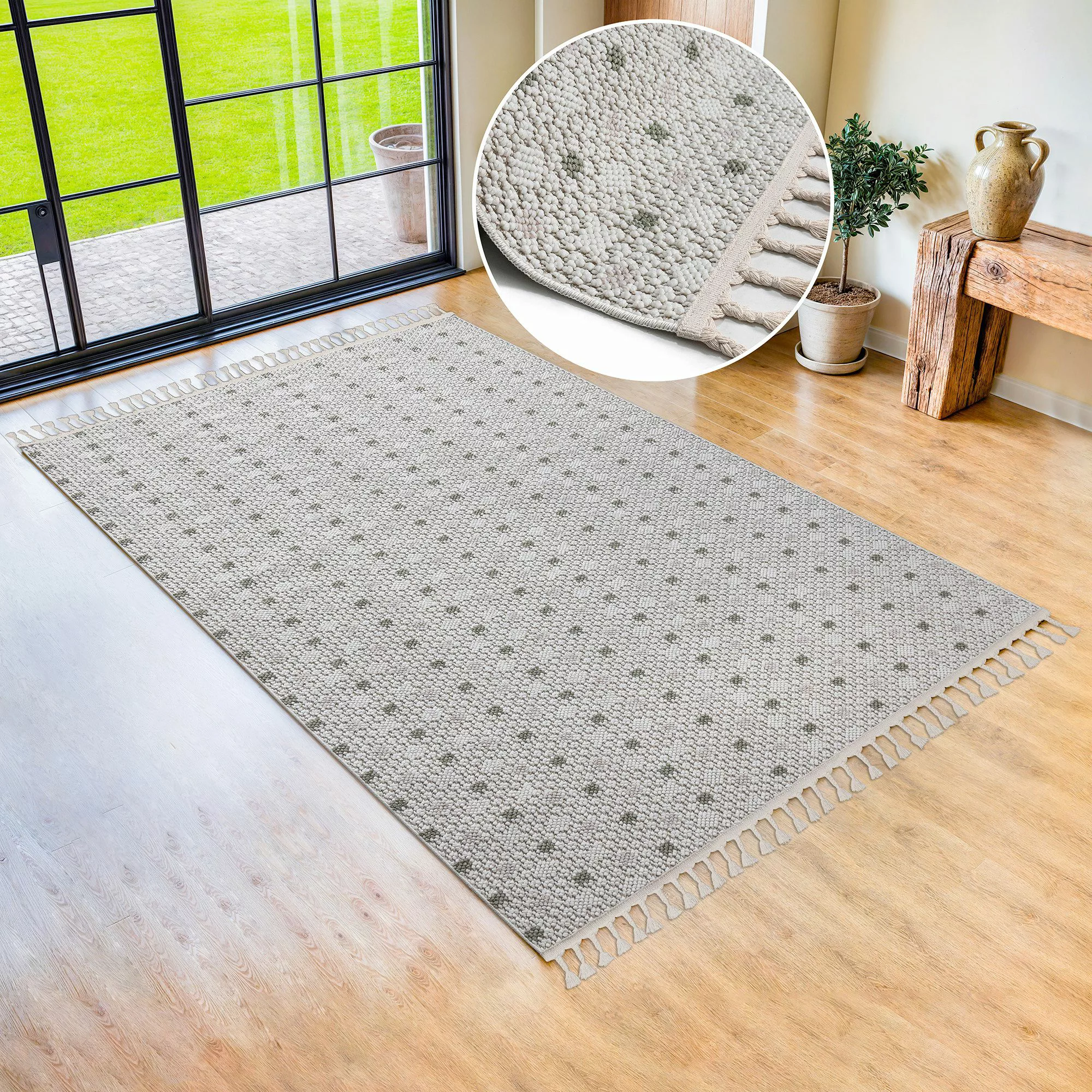 Bruno Banani Teppich Dotty, rechteckig, Höhe: günstig online kaufen