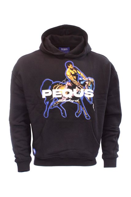 PEQUS Kapuzenpullover Pequs Herren Heartbreaking Ride Hoodie Oversize Kapuz günstig online kaufen