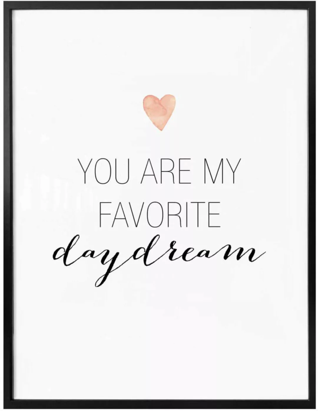 Wall-Art Poster "Daydream", Schriftzug, (1 St.), Poster ohne Bilderrahmen günstig online kaufen