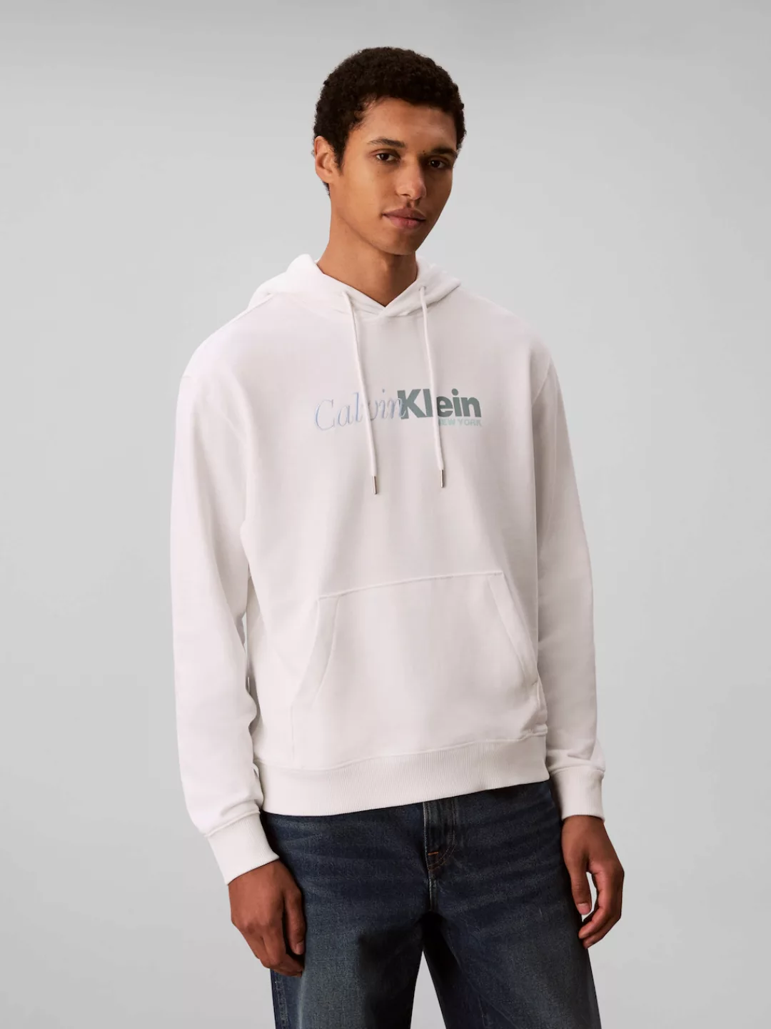 Calvin Klein Kapuzensweatshirt "LS EU 350TERRY CURSIVE GRAPHIC H", regular günstig online kaufen