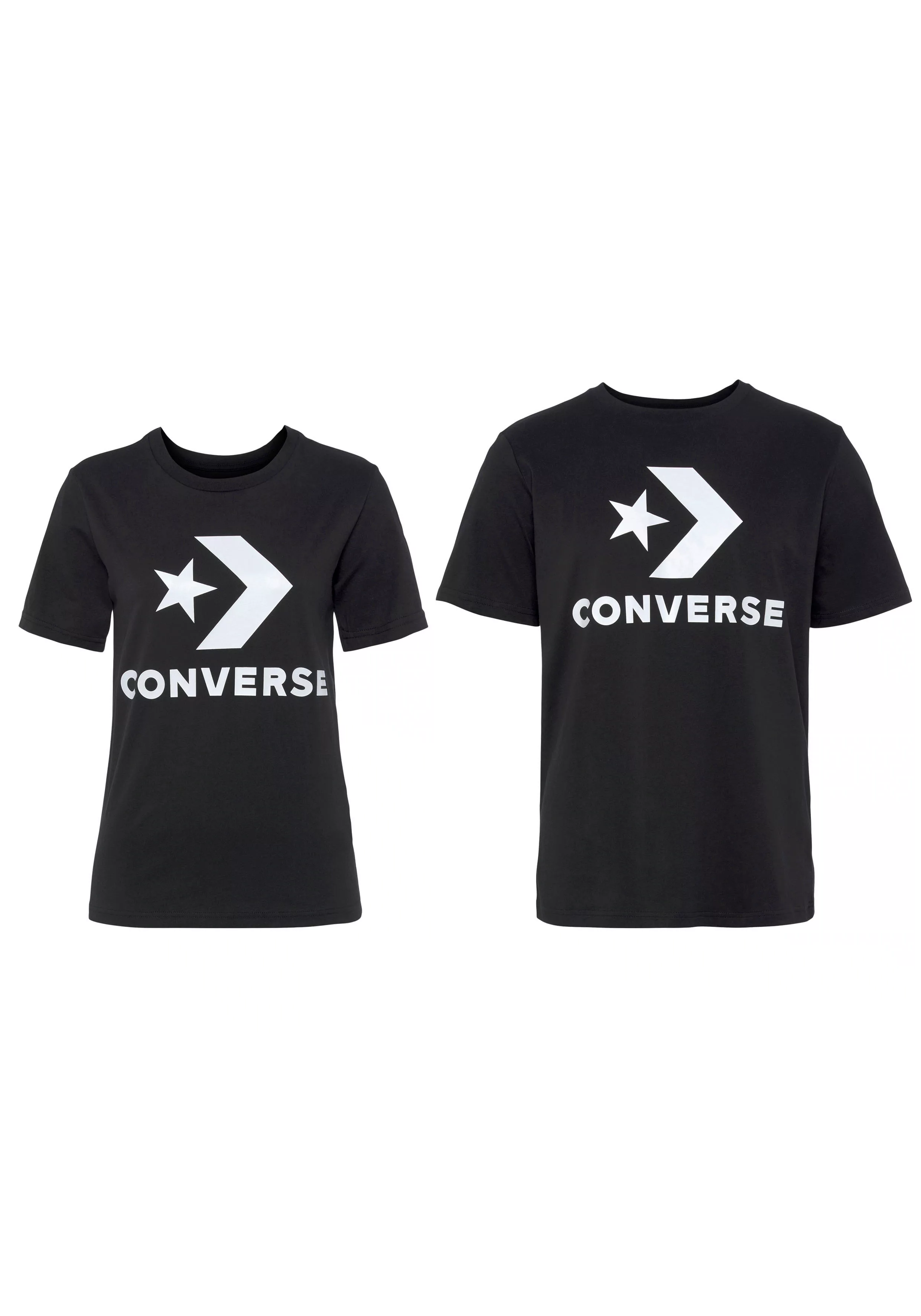 Converse T-Shirt "CONVERSE GO-TO STAR CHEVRON LOGO STANDARD-FIT T-SHIRT", U günstig online kaufen