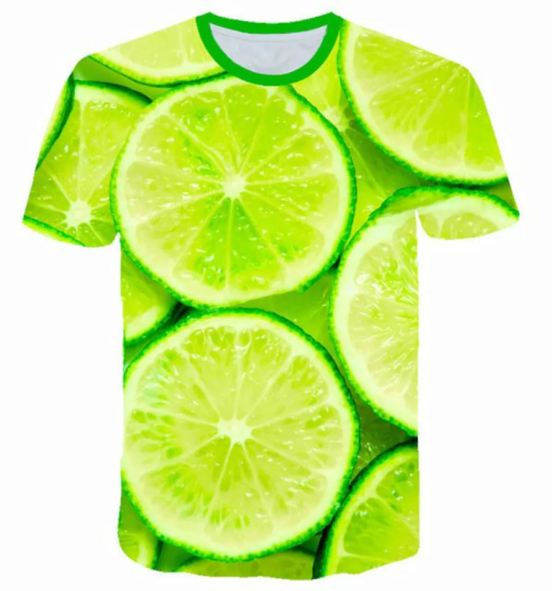 Tinisu T-Shirt 3D-Druck T-Shirt (Unisex/rundhals) - Essen & Natur: Zitrone günstig online kaufen