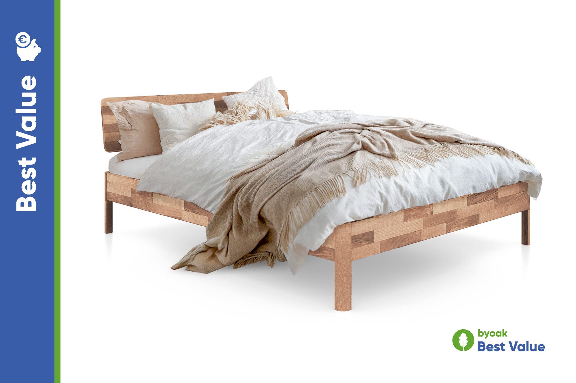 byoak Massivholzbett PENNY mit Holzkopfteil, aus günstig online kaufen
