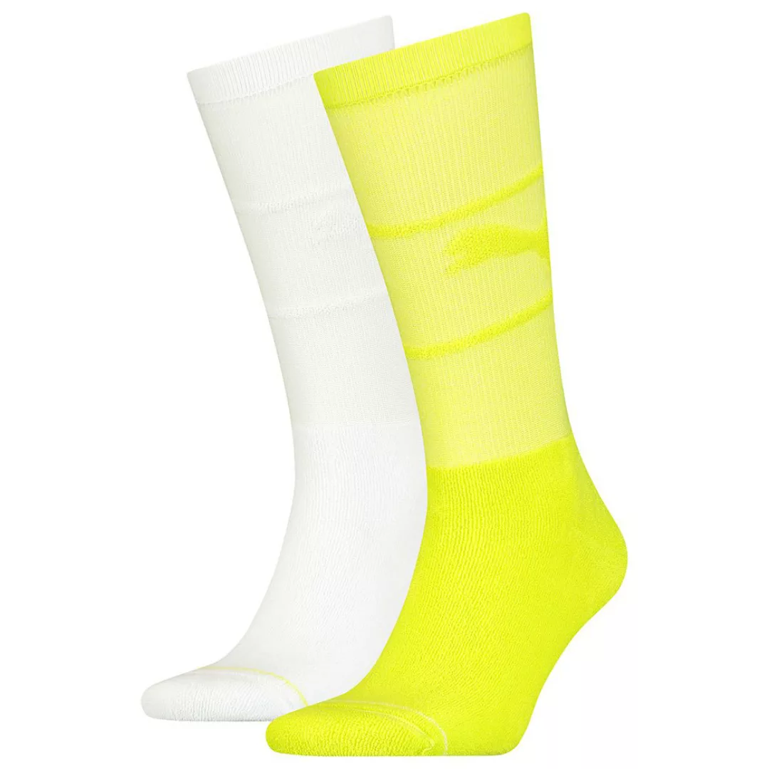 Puma Chill Reversed Crew Socken 2 Paare EU 35-38 Bright Green / White günstig online kaufen