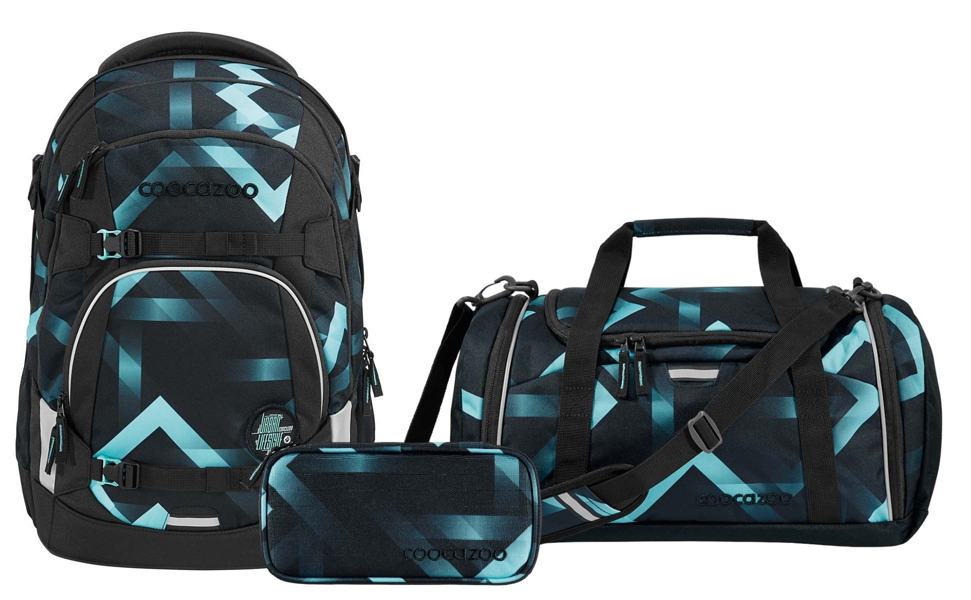 coocazoo Schulranzen Schulrucksack-Set MATE Laser Lights günstig online kaufen