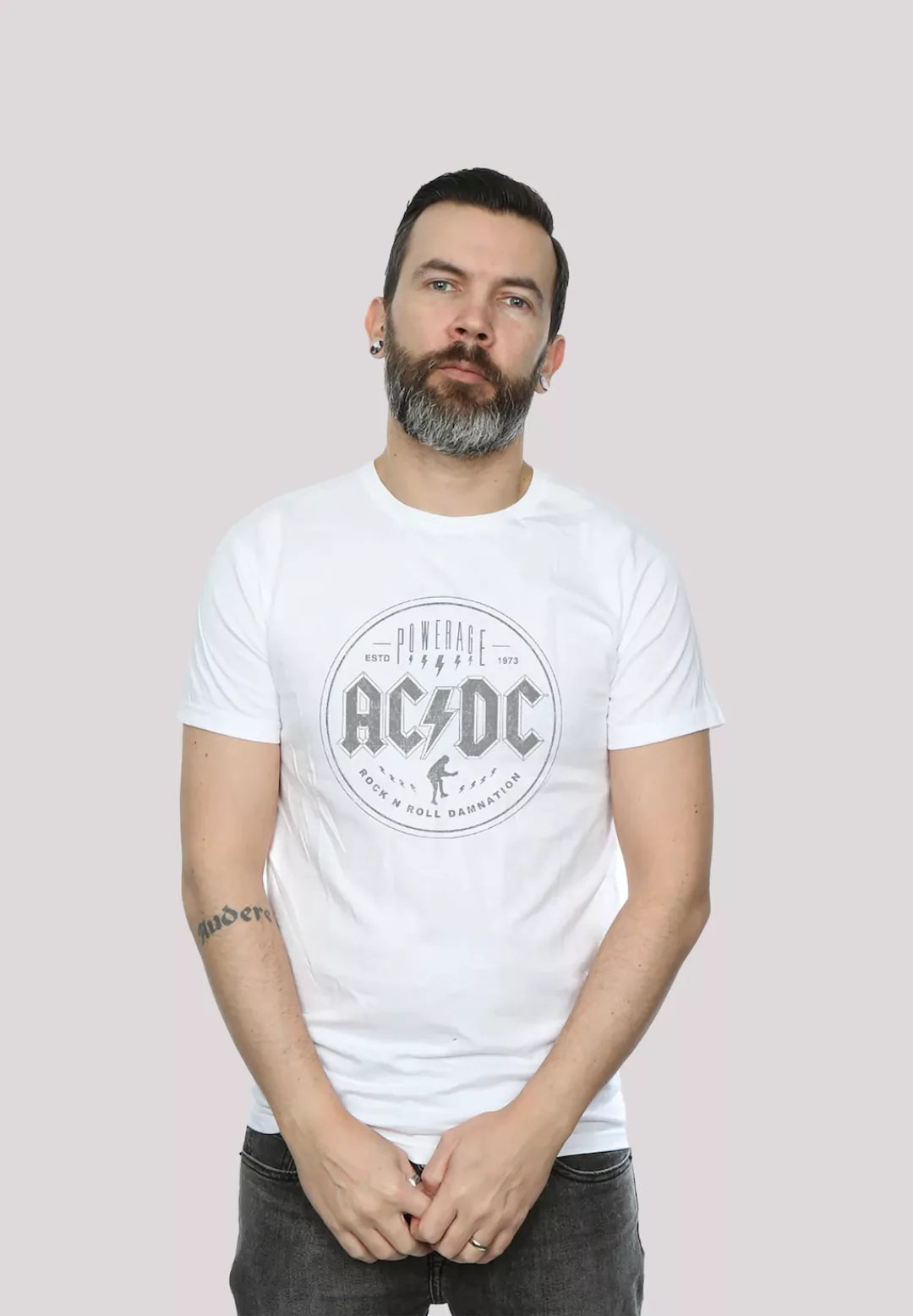 F4NT4STIC T-Shirt "ACDC Rock N Roll Damnation für Kinder & Herren", Print günstig online kaufen