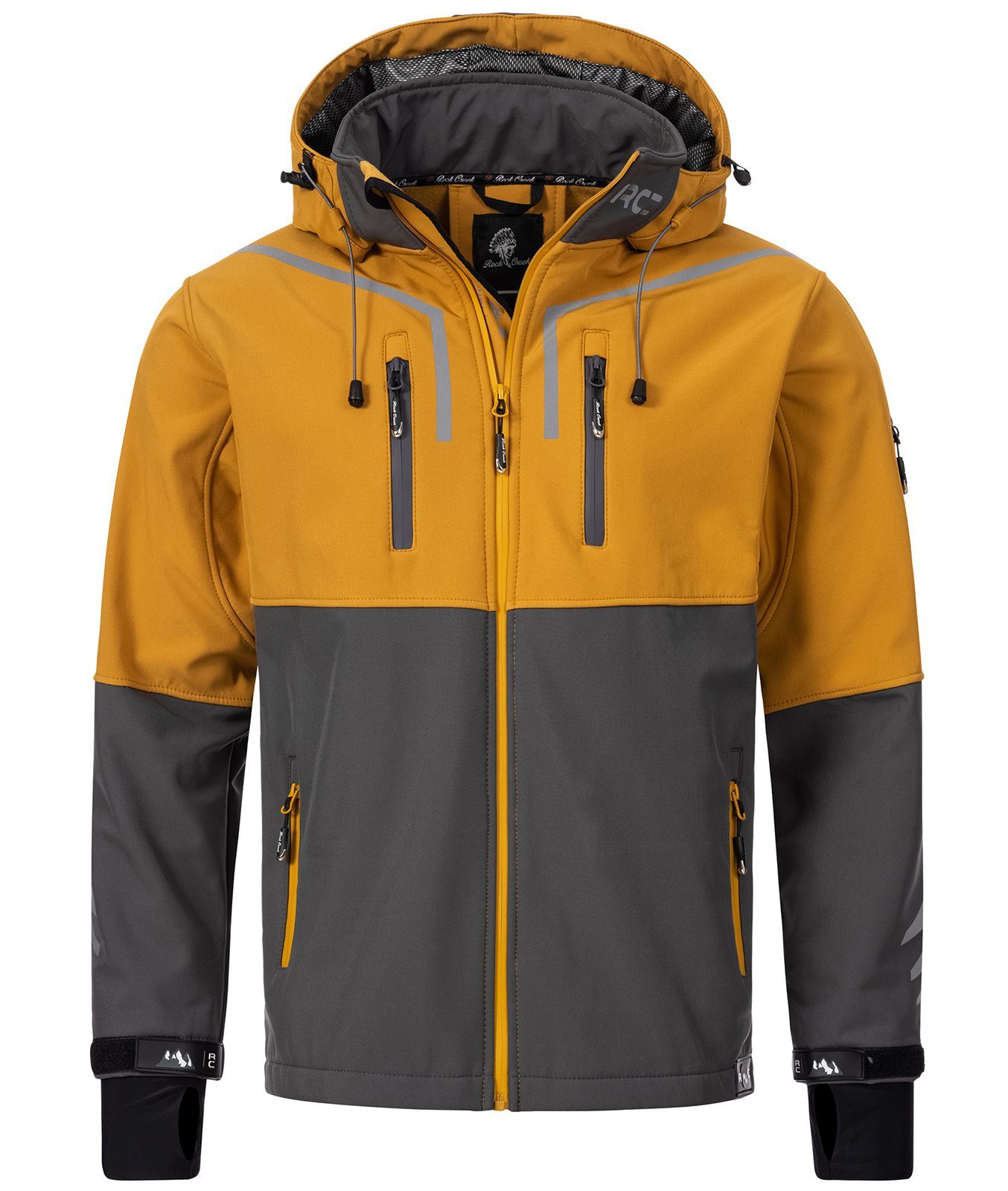 Rock Creek Softshelljacke Herren Softshelljacke Wanderjacke günstig online kaufen