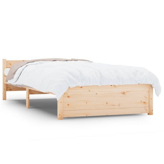 vidaXL Bett, Massivholzbett ohne Matratze 75x190 cm günstig online kaufen