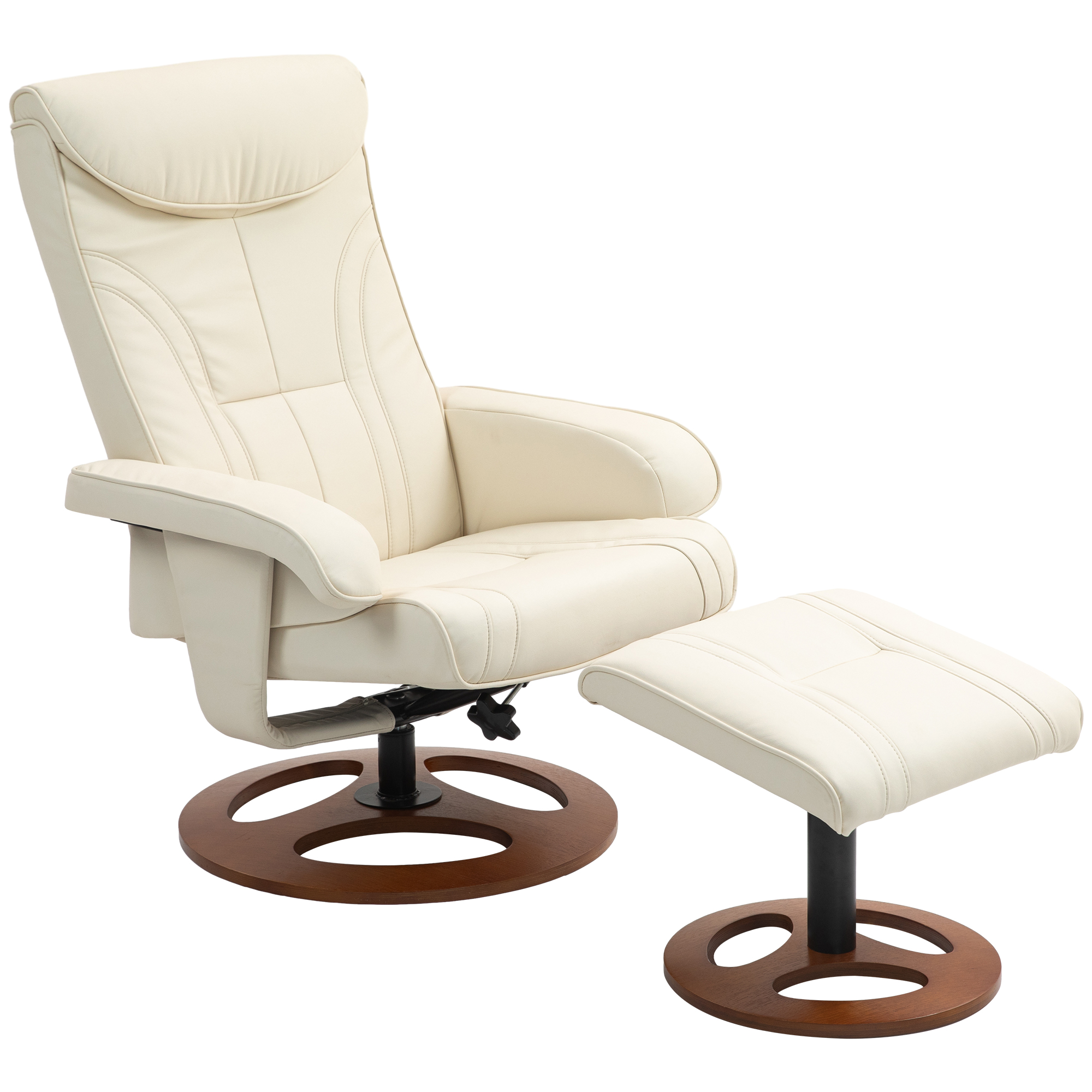 HOMCOM Relaxsessel mit Fußhocker Liegesessel relaxend Sessel mit bis zu 135 günstig online kaufen
