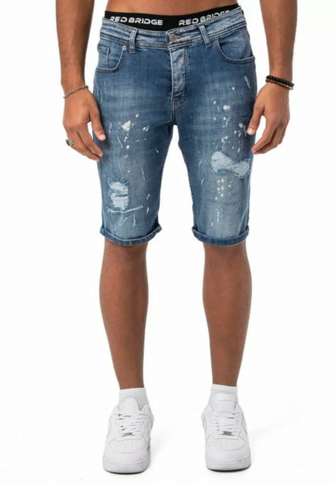 RedBridge Jeansshorts Red Bridge Herren Jeans Shorts Kurze Hose Denim Blau günstig online kaufen