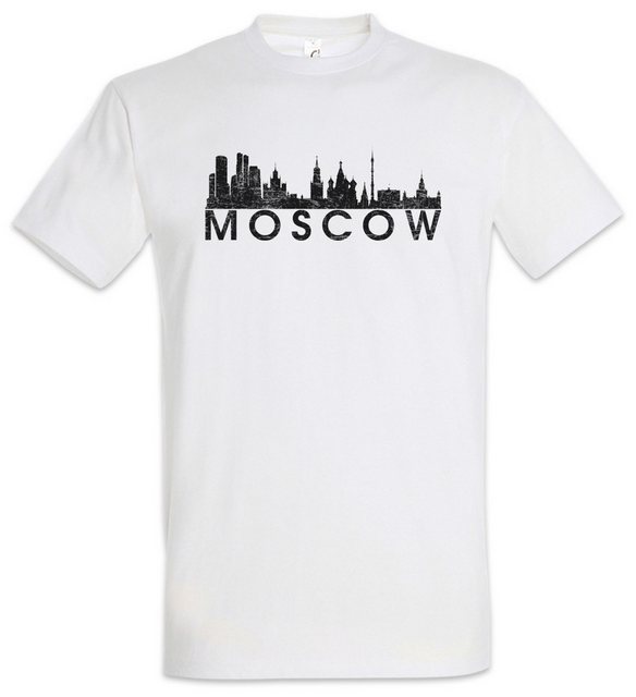 Urban Backwoods Print-Shirt Skyline Moscow Herren T-Shirt Stadt City Moskau günstig online kaufen