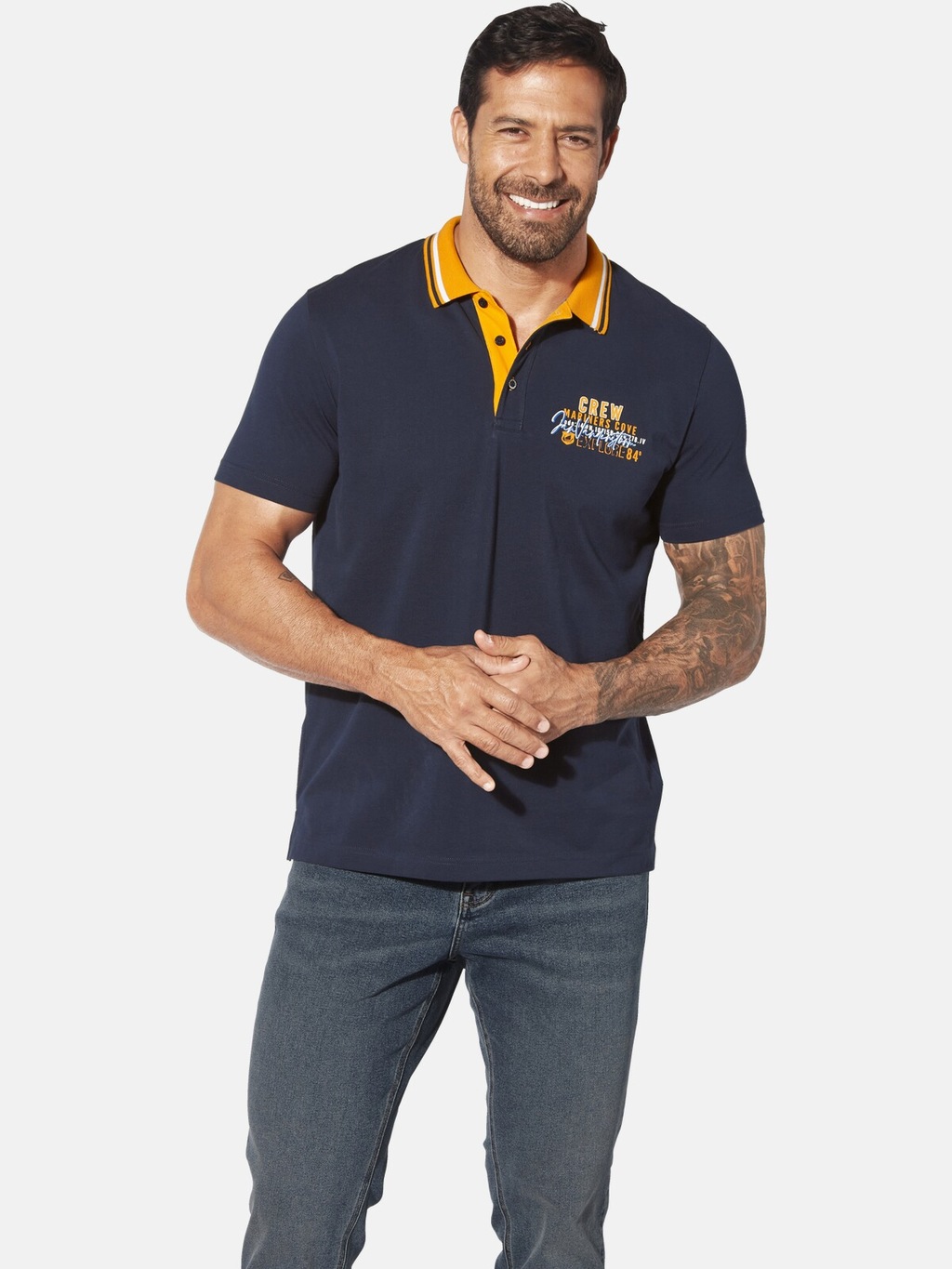 Jan Vanderstorm Poloshirt "Doppelpack Poloshirt TEOFIL" günstig online kaufen