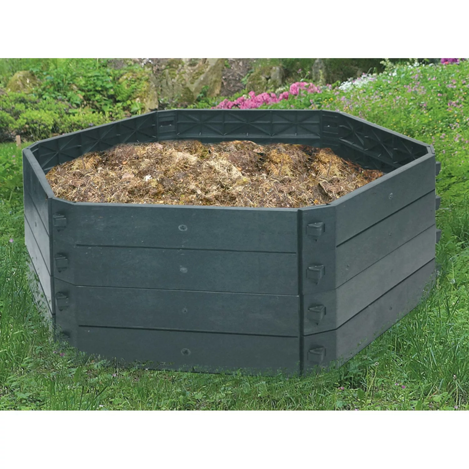 KHW Komposter SK 550 l 130 cm x 50 cm Anthrazit günstig online kaufen