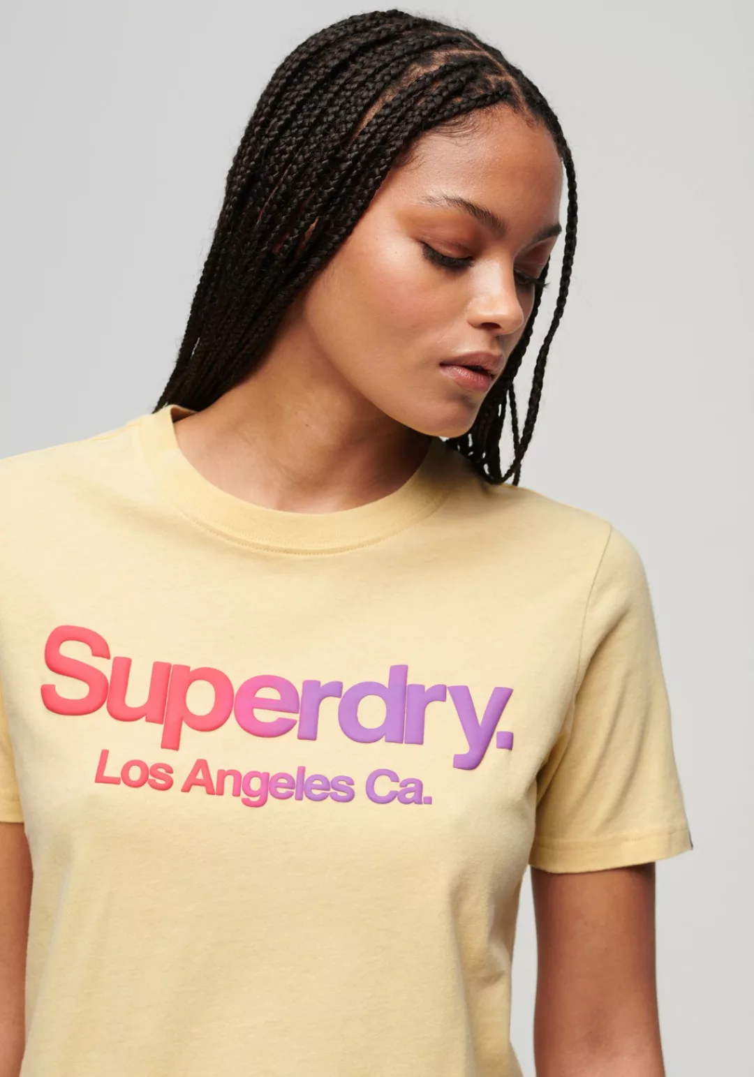 Superdry T-Shirt TONAL RAINBOW CORE RELAXED TEE günstig online kaufen
