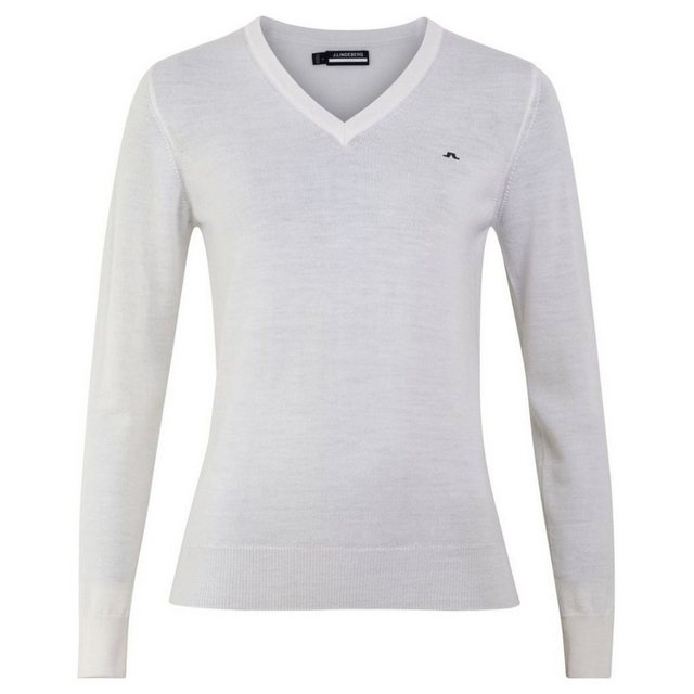 J.LINDEBERG Trainingspullover J.Lindeberg Amaya V-Neck Golf Pullover White günstig online kaufen