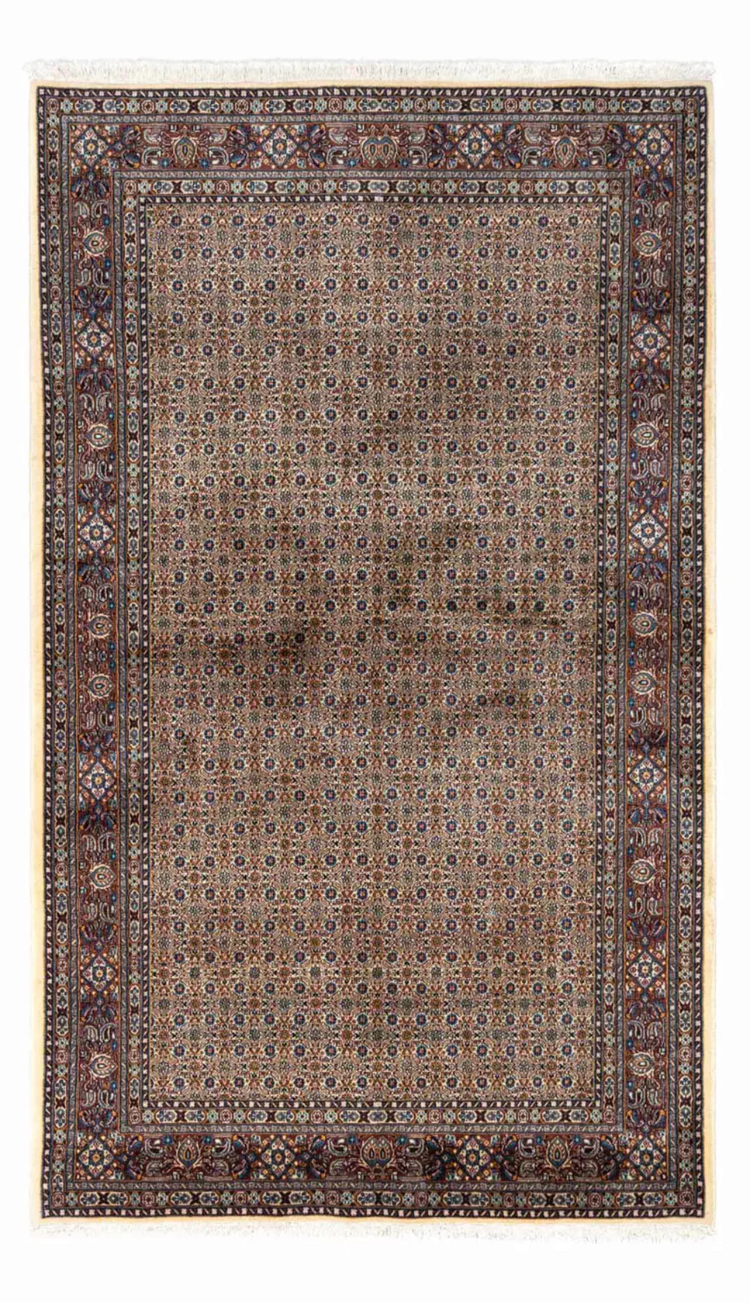 morgenland Wollteppich »Moud Stark Gemustert Marrone 245 x 160 cm«, rechtec günstig online kaufen