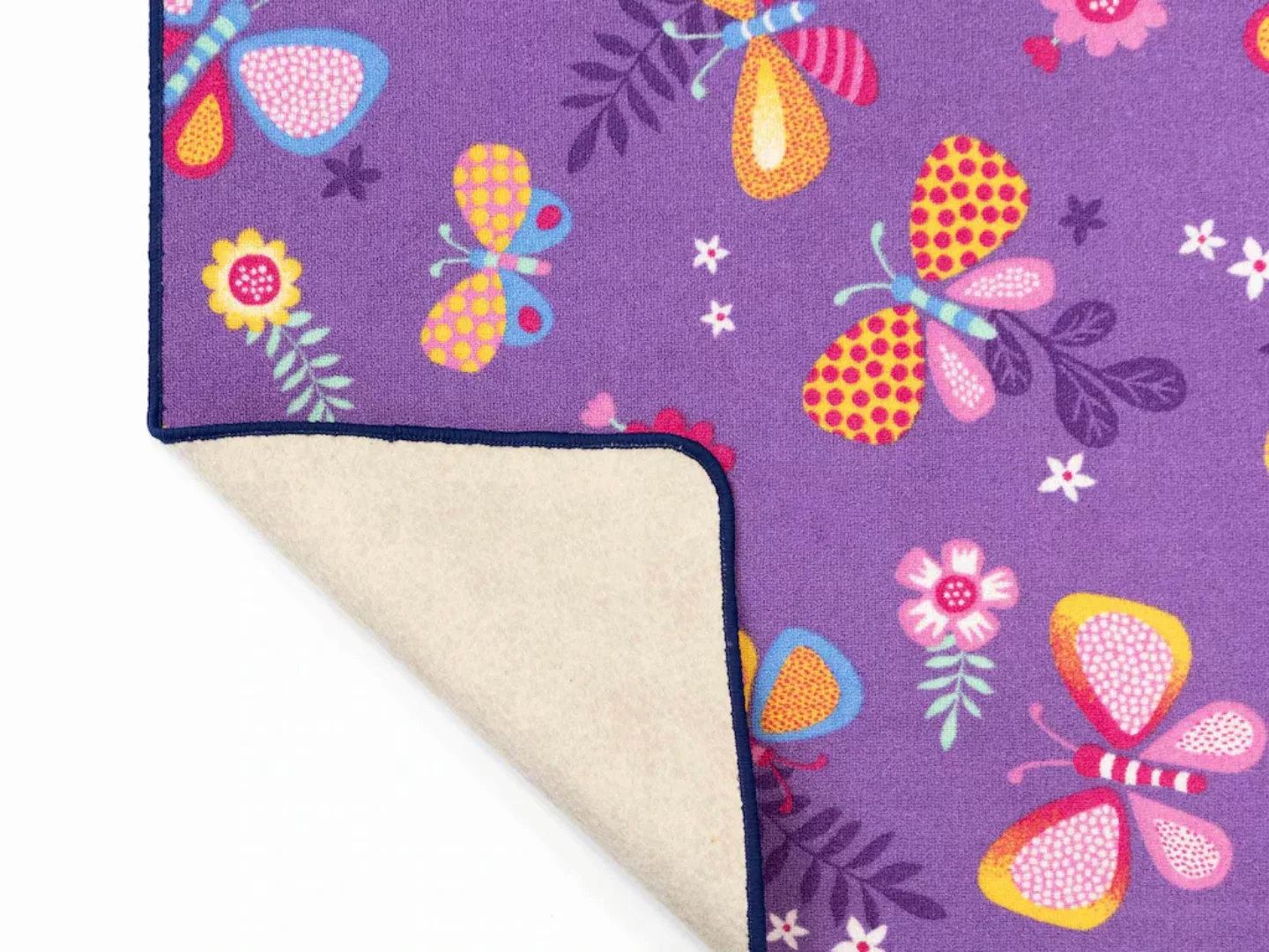 Primaflor-Ideen in Textil Kinderteppich »PAPILLON«, rechteckig, Motiv Schme günstig online kaufen