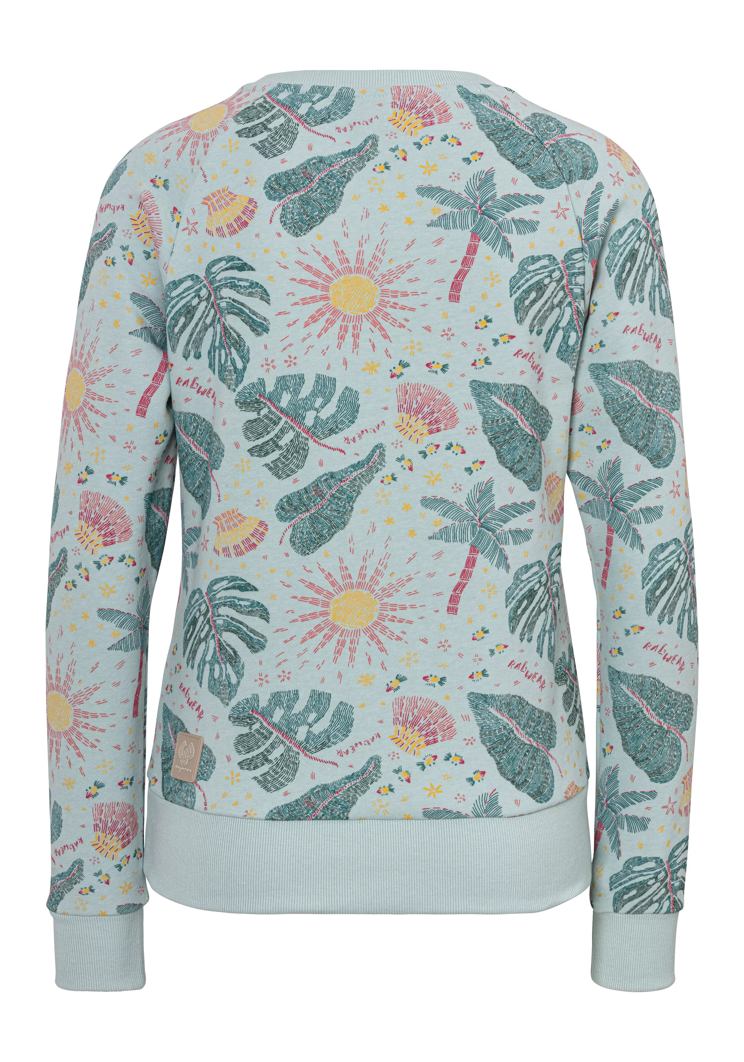 Ragwear Sweatshirt JOHANKA PRINT mit sommerlichem Alloverdruck günstig online kaufen