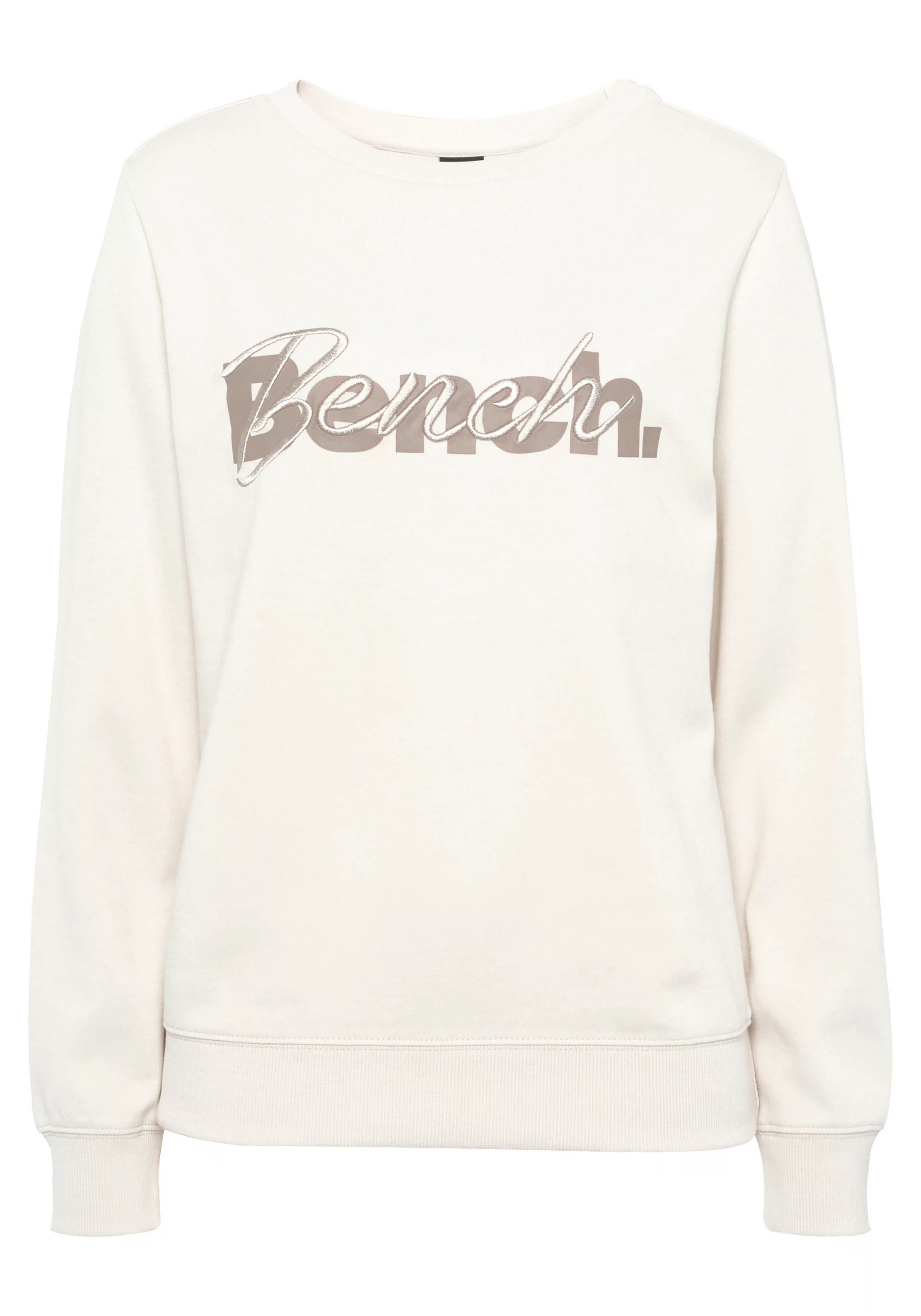 Bench. Loungewear Sweatshirt mit Logodruck und Stickerei, Loungeanzug günstig online kaufen