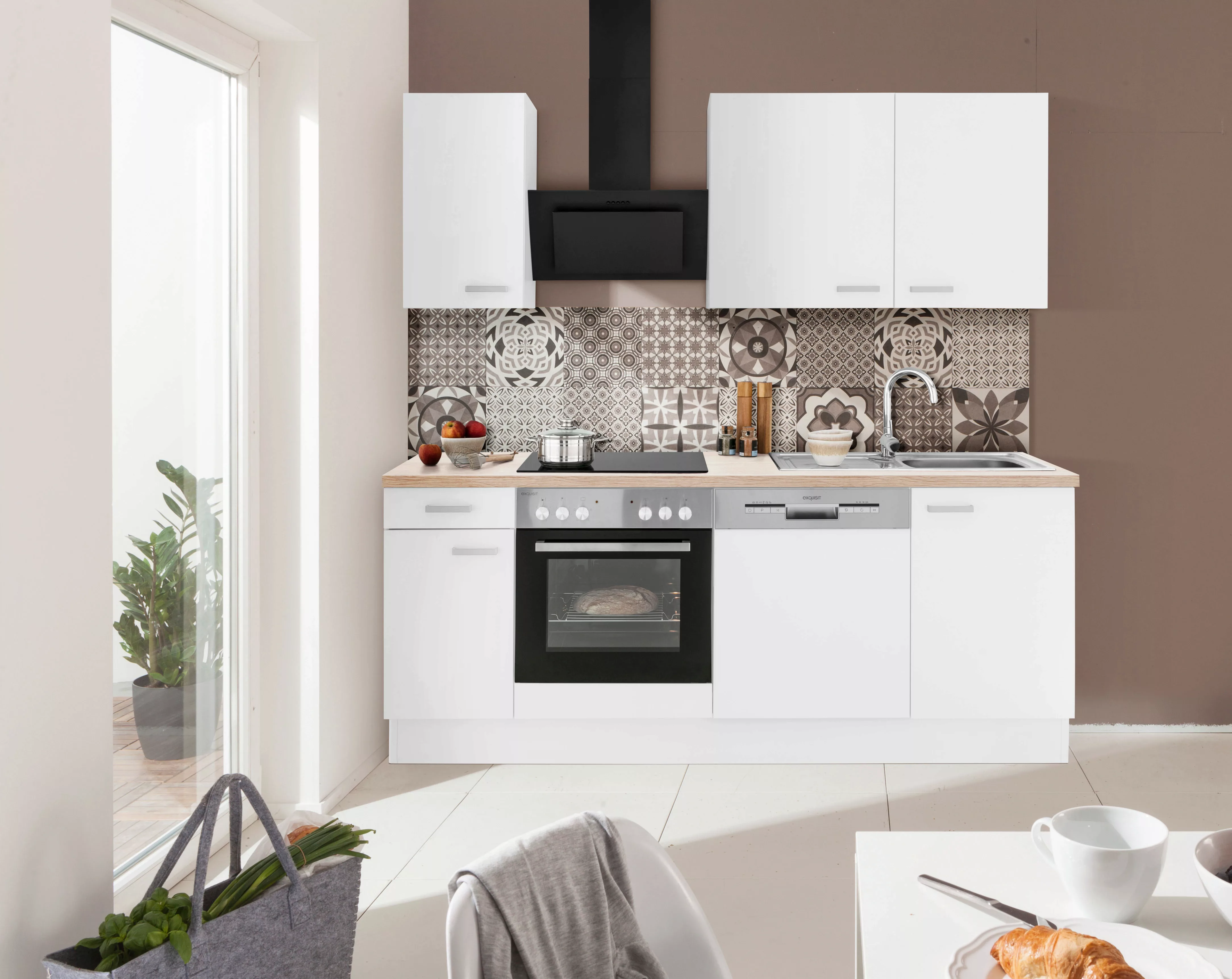 OPTIFIT Küchenzeile "Padua", mit E-Geräten, Breite 300 cm günstig online kaufen