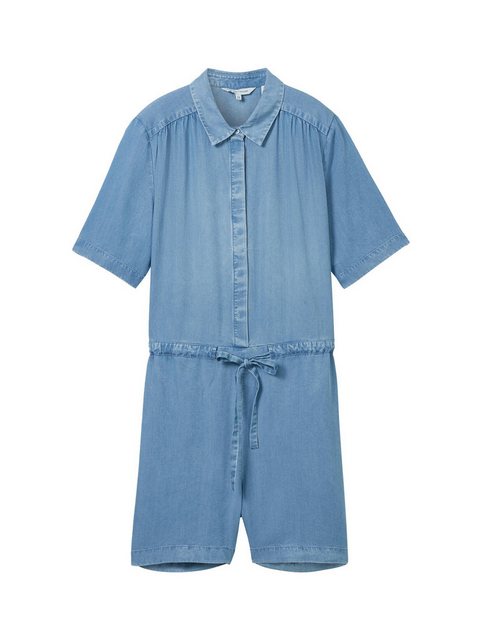 TOM TAILOR Jumpsuit Kurzer Overall im Jeans Look günstig online kaufen