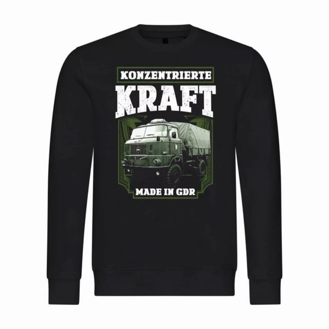 deinshirt Rundhalspullover Herren Pullover Konzentrierte Kraft Mit Print Mo günstig online kaufen