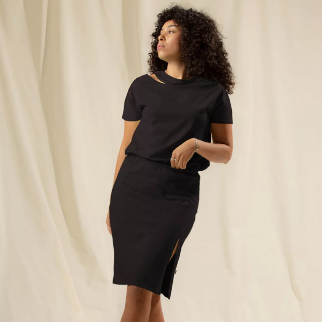Teilbares Jerseykleid Frauen Aus Bio Baumwolle günstig online kaufen