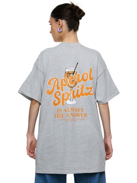 Worldclassca T-Shirt Worldclassca Oversized Print Aperol Spritz T-Shirt Som günstig online kaufen