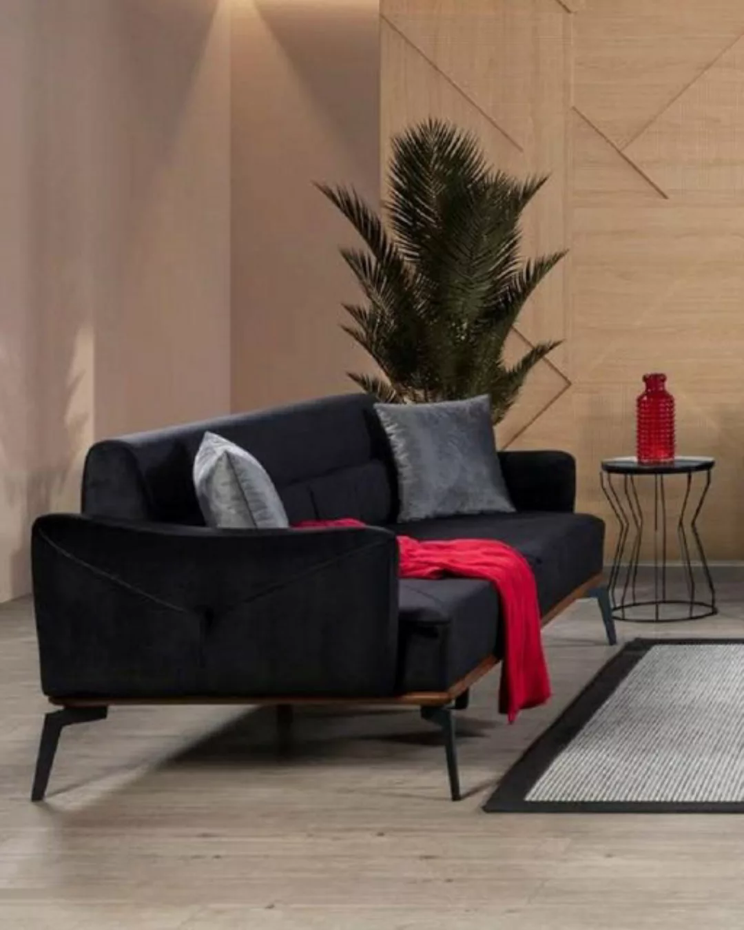 JVmoebel 3-Sitzer Design Couch 3 Sitz Polster Textil Couchen Sofa Dreisitze günstig online kaufen