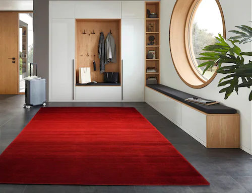 my home Wollteppich »Violetta«, rechteckig, 14 mm Höhe, reine Wolle, handge günstig online kaufen