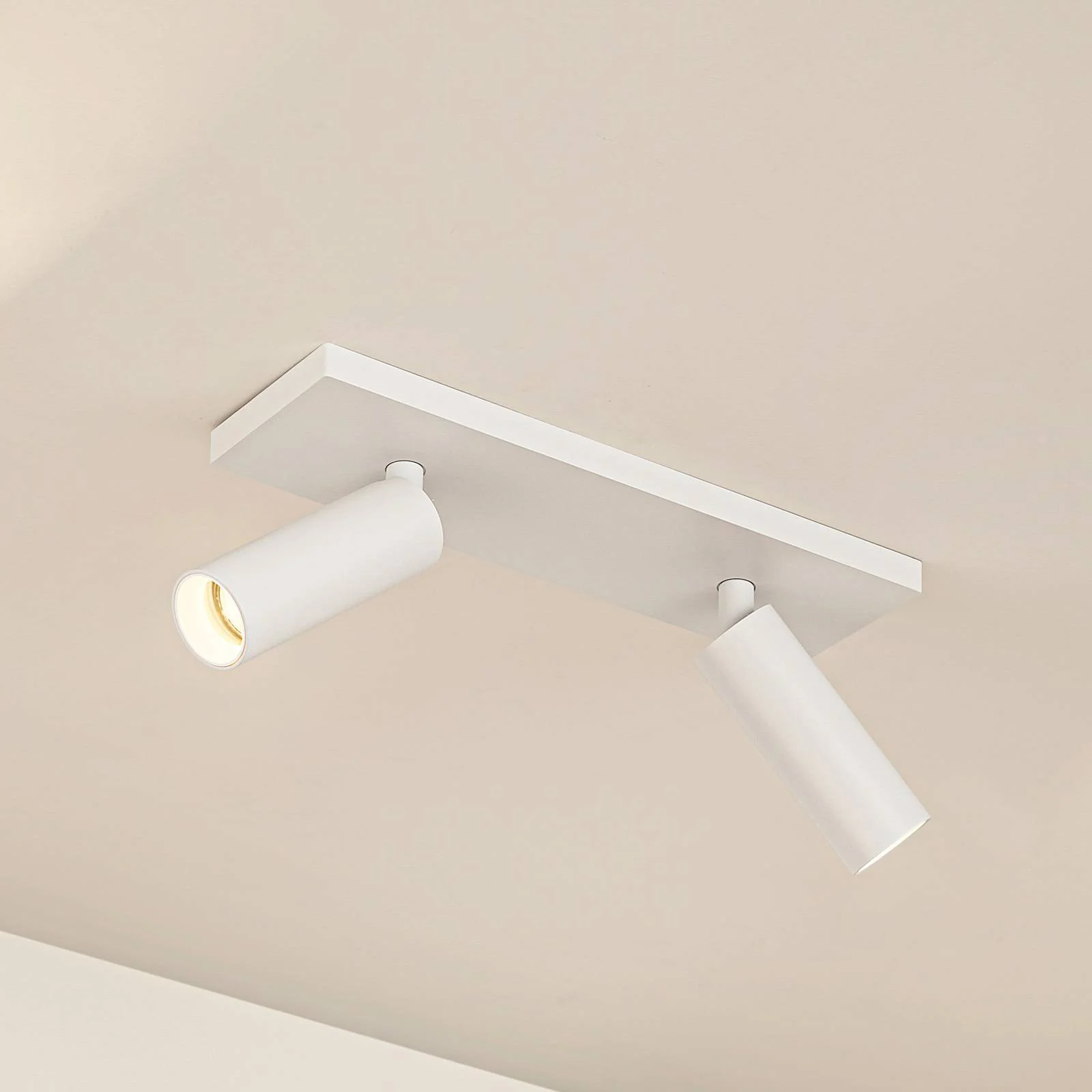 Arcchio Deckenstrahler Brinja Slim, weiß, 2-flg., GU10 MR11 günstig online kaufen