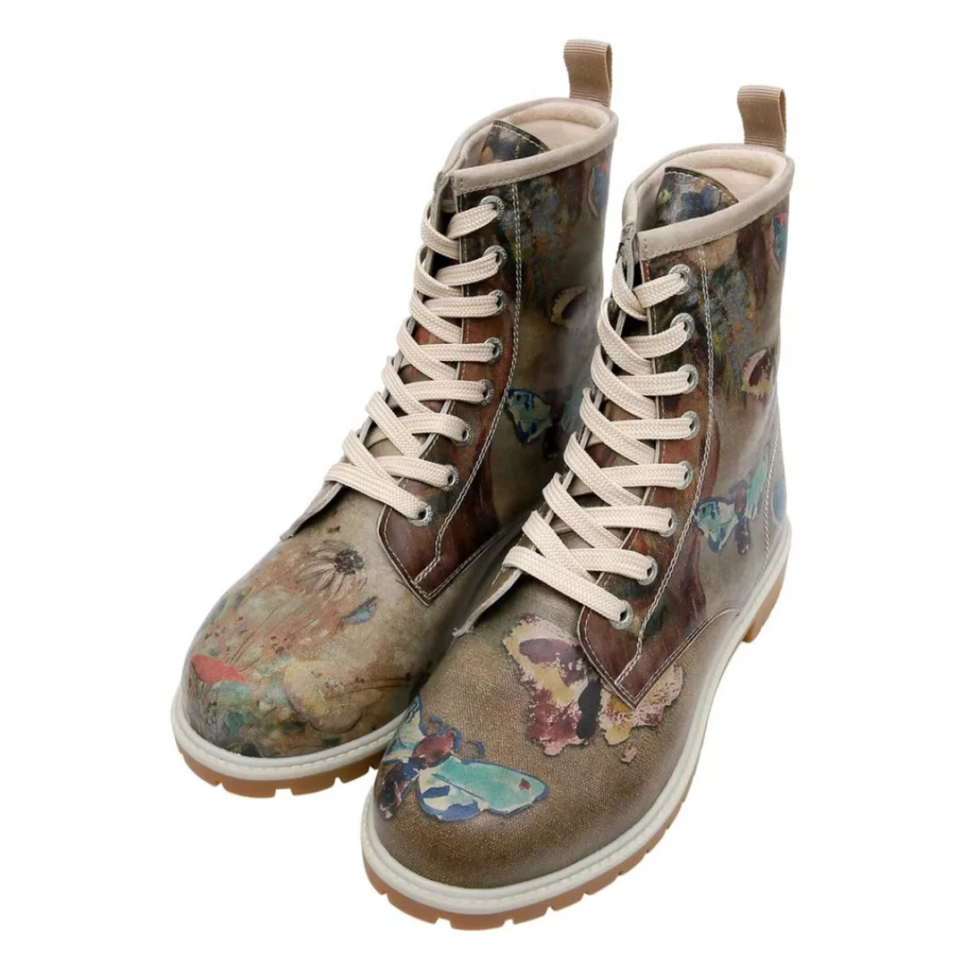 DOGO Schnürboots "Damen Boots Still Life Butterflies Vegan Damen Boots / Fe günstig online kaufen