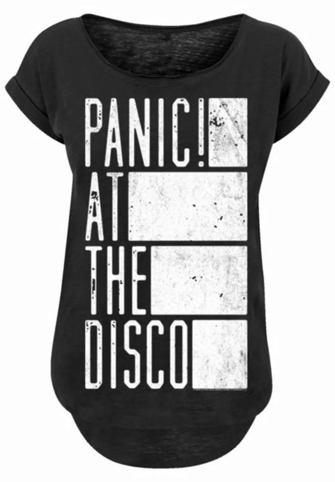 F4NT4STIC T-Shirt Panic At The Disco Block Text Premium Qualität günstig online kaufen