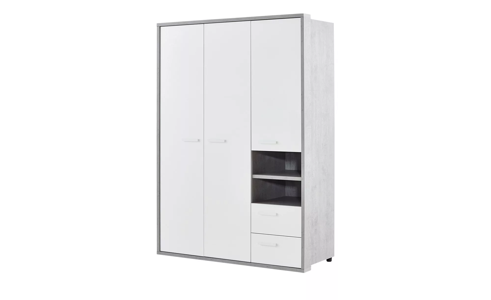 Kleiderschrank  Mipiace - weiß - 153,5 cm - 216,4 cm - 63,7 cm - Sconto günstig online kaufen