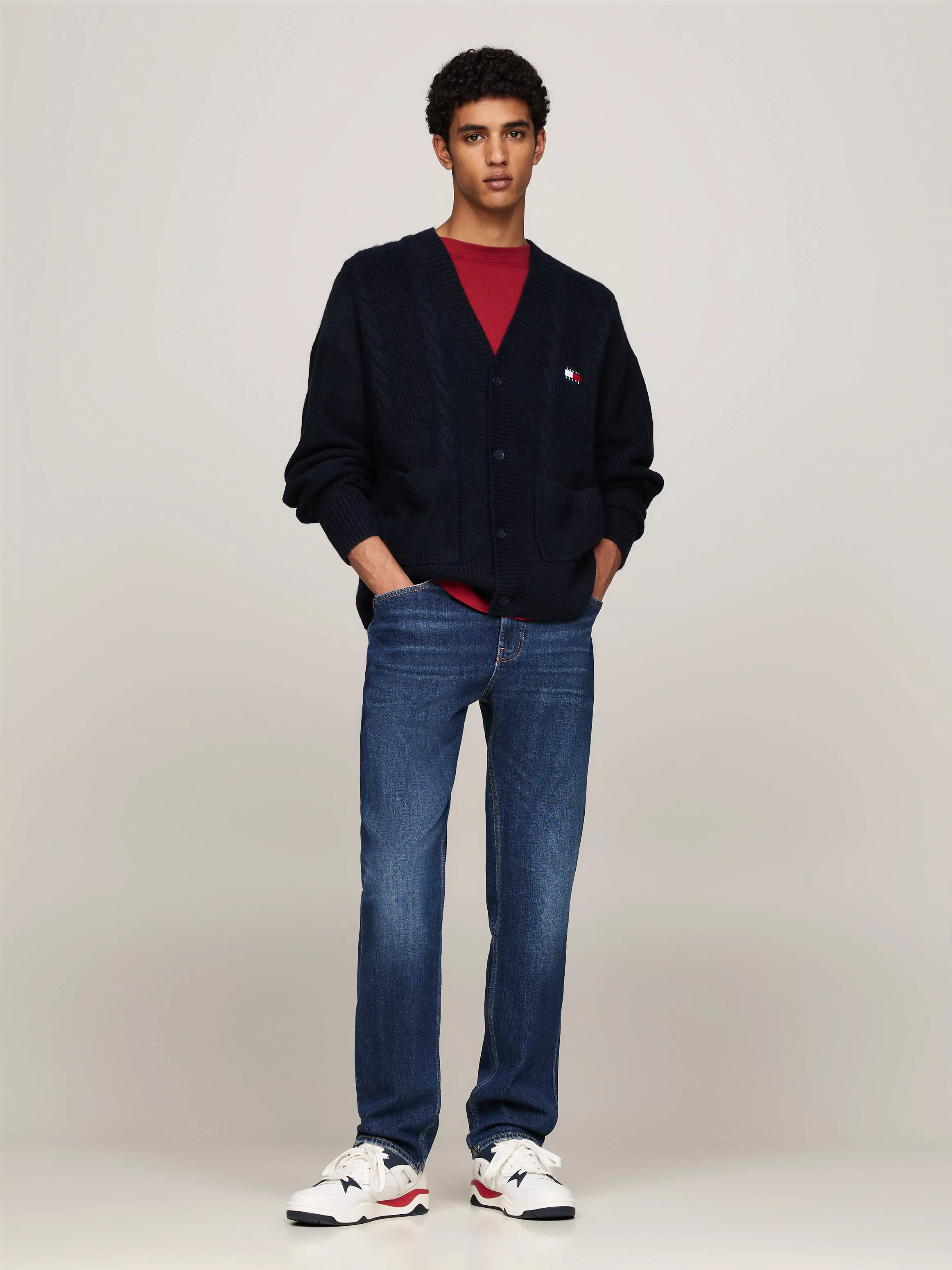 Tommy Jeans Regular-fit-Jeans RYAN RGLR STRGHT mit Logoprägung günstig online kaufen