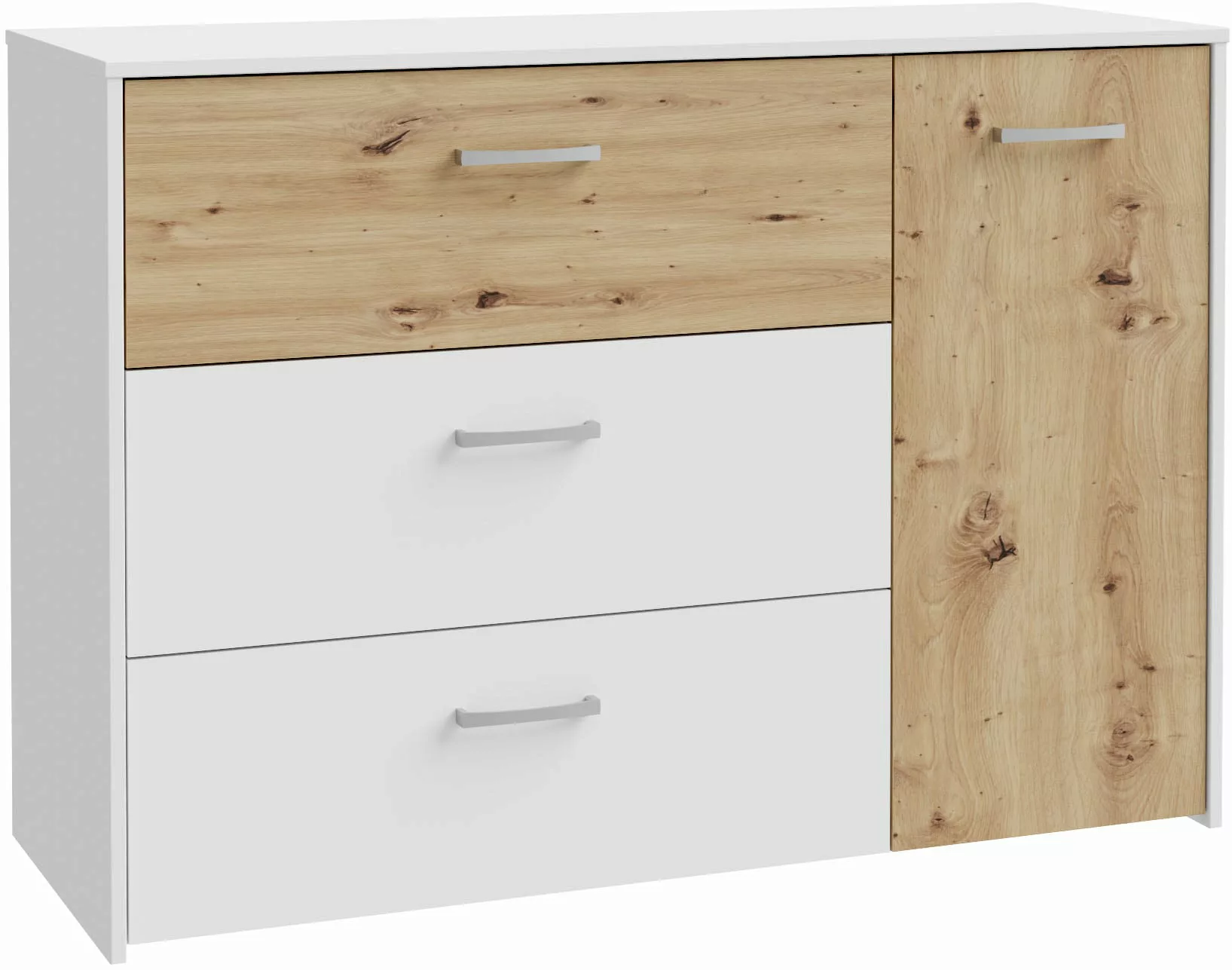 FORTE Sideboard "Culgoa", Sideboard, 3 Schubkästen, 1 Türe viel Staraum pfl günstig online kaufen