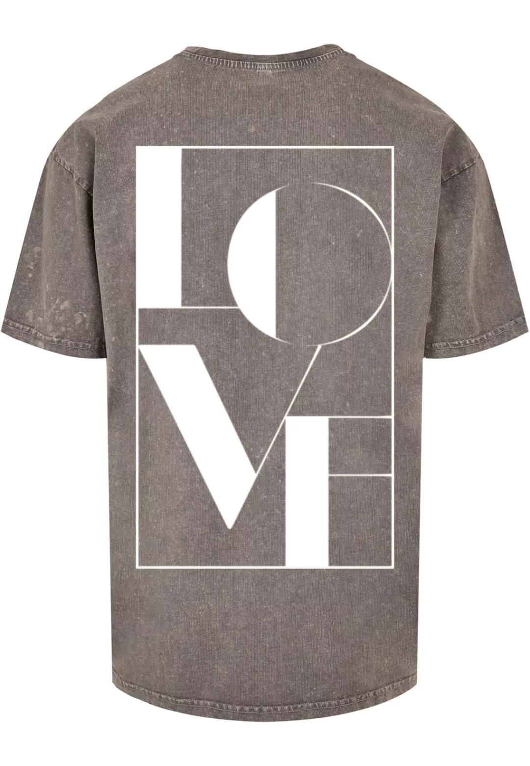 Merchcode T-Shirt "Merchcode Herren Love Acid Washed Heavy Oversize Tee", ( günstig online kaufen