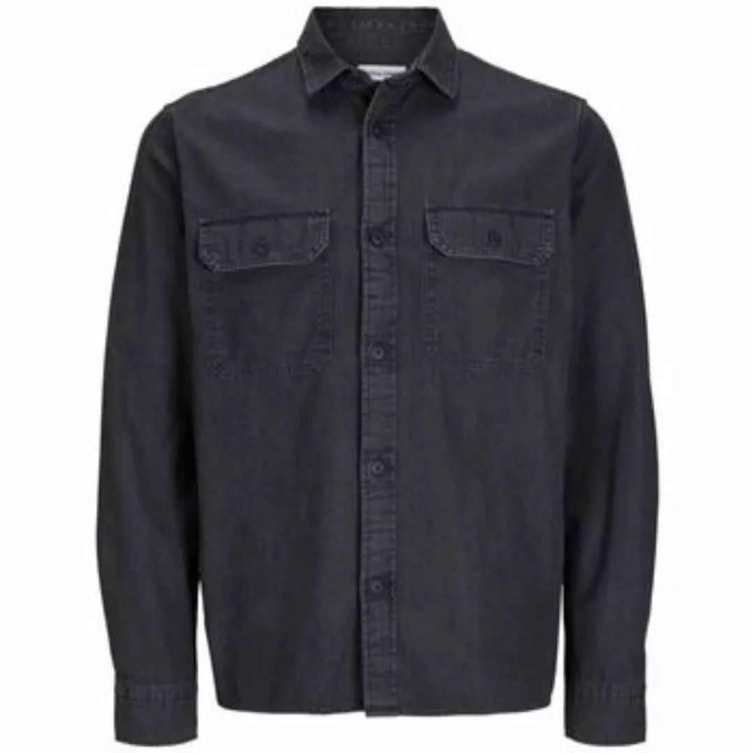 Jack & Jones  Hemdbluse 12269262 TRAVIS-BLACK DENIM günstig online kaufen