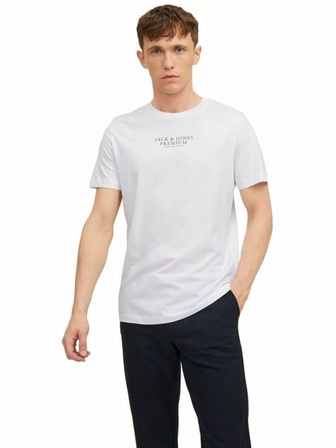 Jack & Jones Herren Rundhals T-Shirt JPRBLUARCHIE - Regular Fit günstig online kaufen