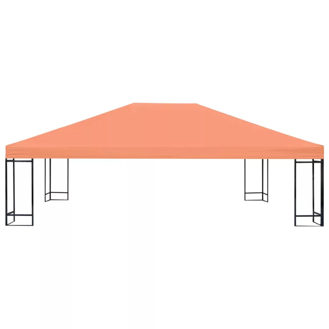 Pavillondach 310 G/m² 4x3 M Orange günstig online kaufen