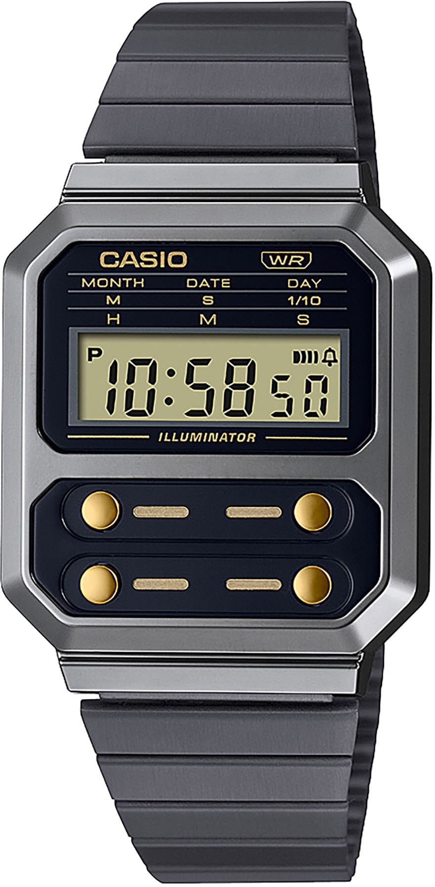 CASIO VINTAGE Chronograph "A100WEGG-1A2EF" günstig online kaufen