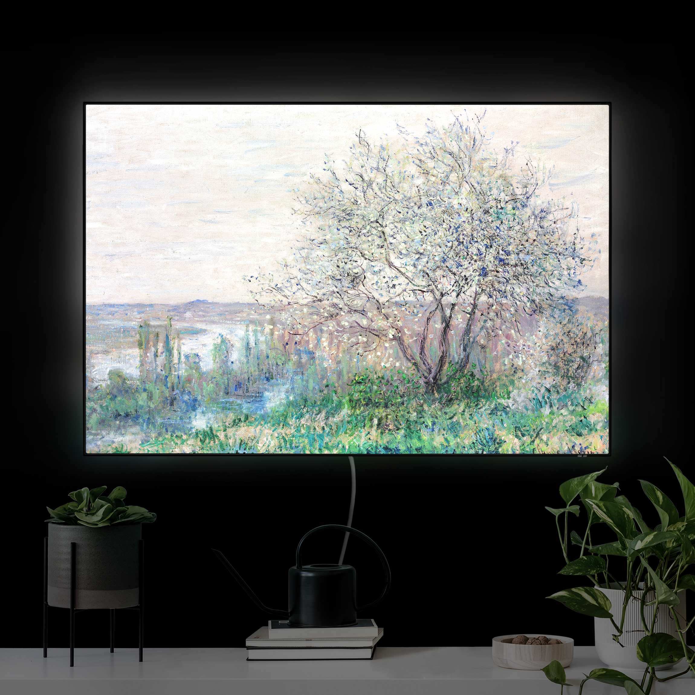 LED-Wechselbild Claude Monet - Frühlingsstimmung günstig online kaufen