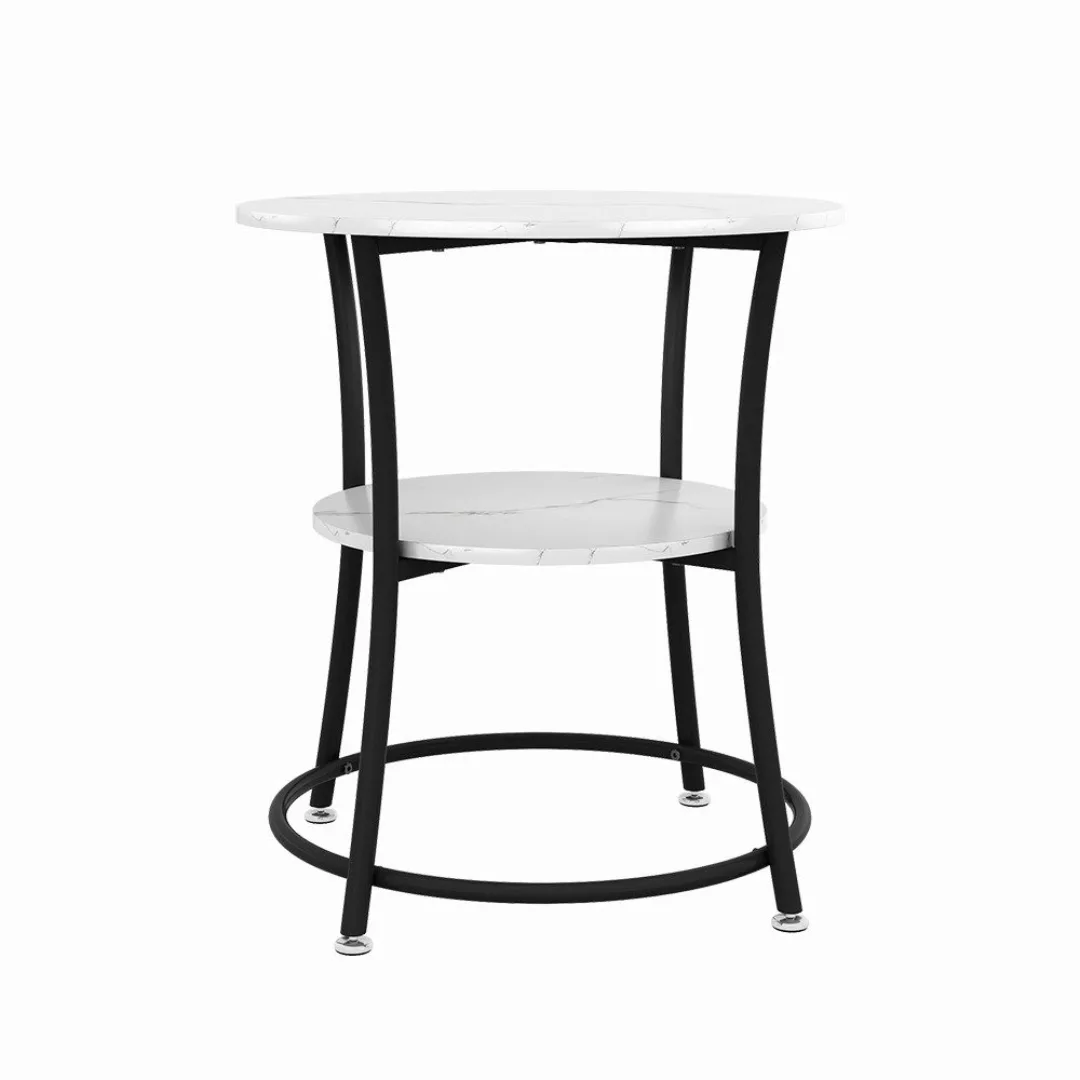 Vicco Couchtisch Quebec, Marmor Weiß, 50 günstig online kaufen